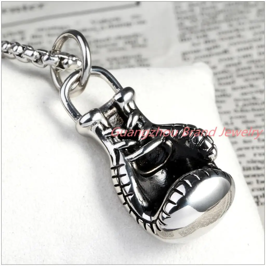 Цепочка с подвеской для мужчин и женщин из нержавеющей стали 316L серебристого