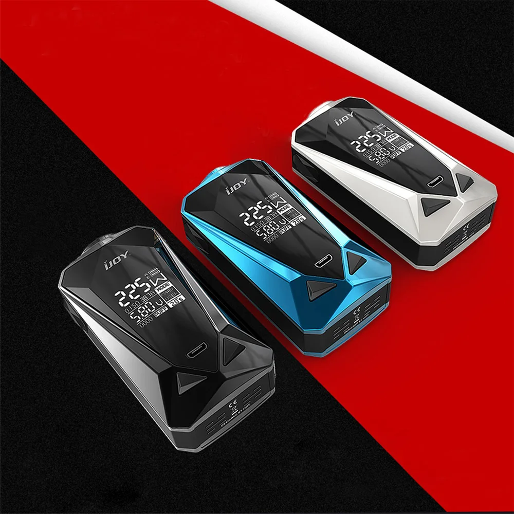 Оригинал IJOY Diamond mini mod 225 Вт Millisecond fire dual 18650 батареи fit сетка катушка алмаз детский