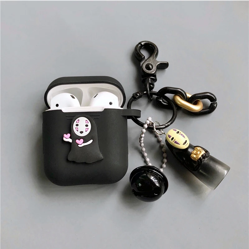 Bluetooth наушники силиконовый чехол для Apple Airpods чехол 1 2 Чехол аксессуары милые Мультяшные наушники защитный чехол сумка коробка