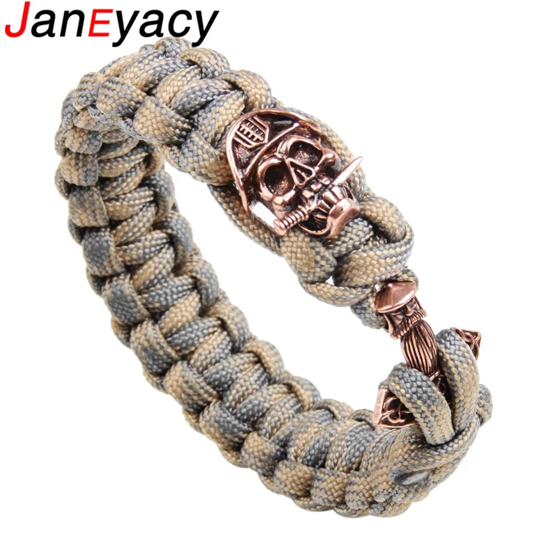 Новый мужской браслет для выживания на природе женский Pulsera Пираты Карибского