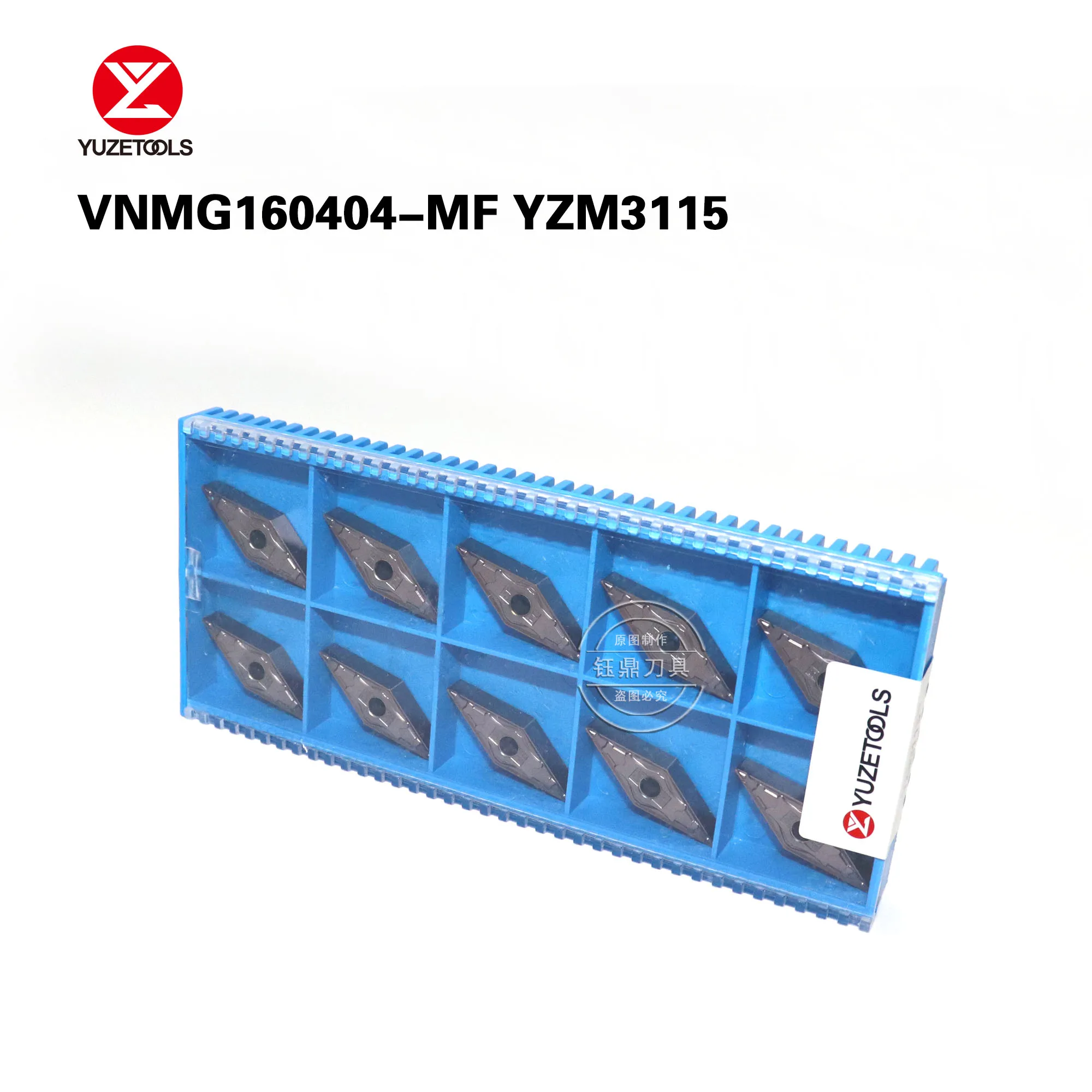 

VNMG160404-MF External Turning Tools Lathe cutter Tool Stainless Steel Processing Finishing YUZETOOLS turning insert