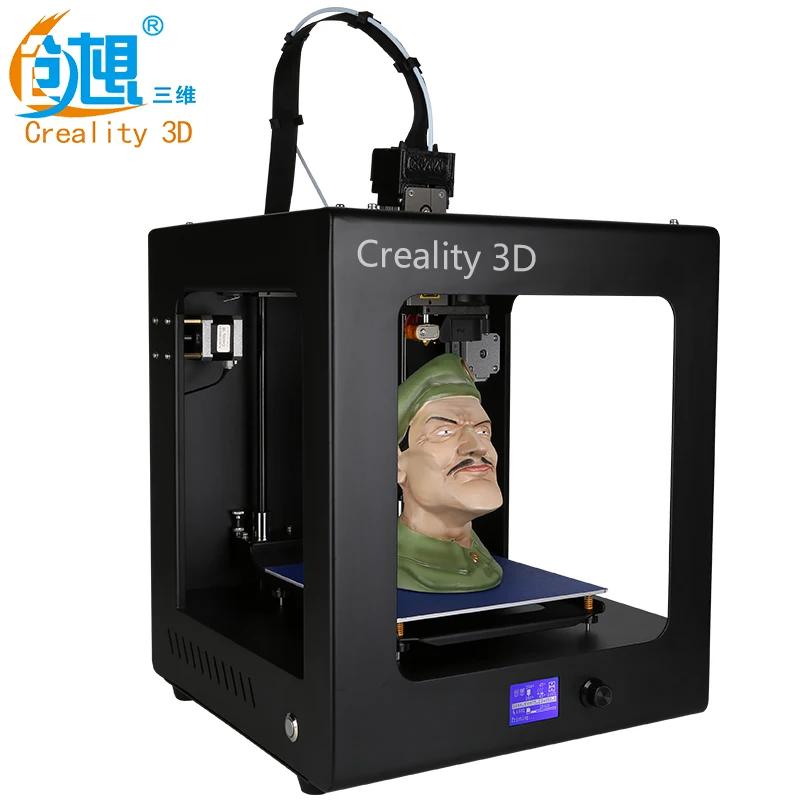 2017 CREALITY 3D Auto Leveling CR-2020 One-Key Operate LED Full Assembled Printer Large Print Size With Free Filament | Компьютеры и