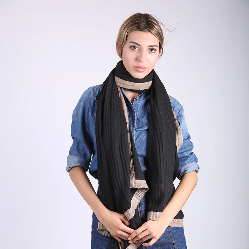 Jinjin. QC 2019 Новый Модный Шарф Из Хлопка Женские Лоскутные Шарфы Богемный Стиль
