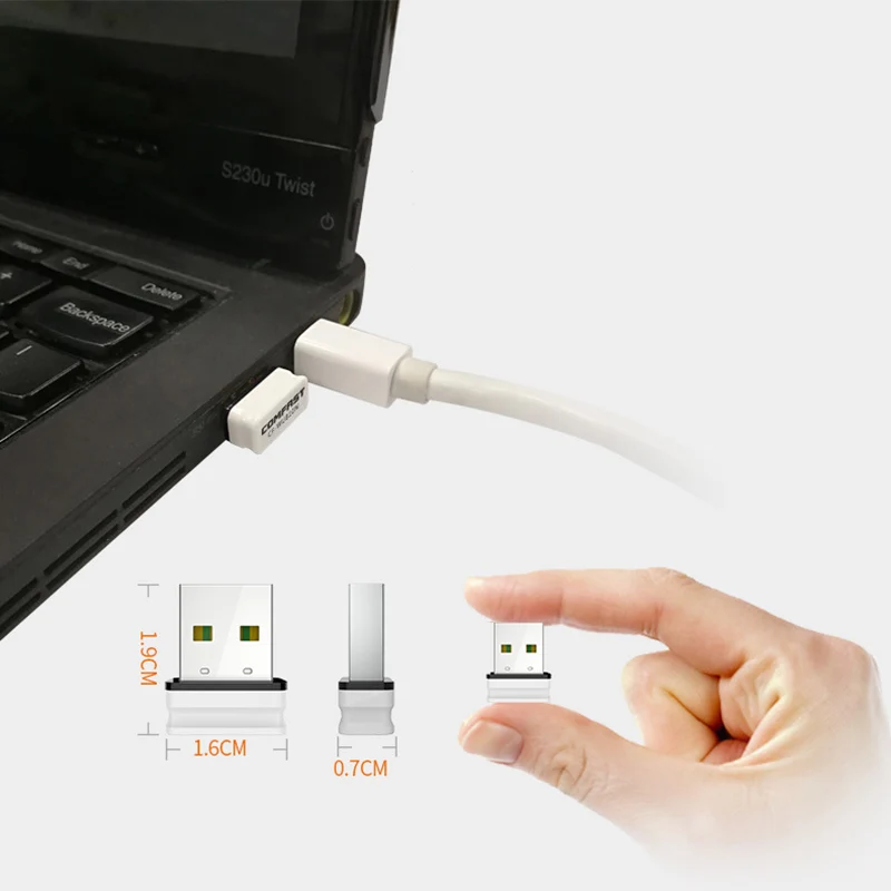 USB адаптер с приемником беспроводной Wi Fi точкой доступа DJA99|Сетевые карты| |
