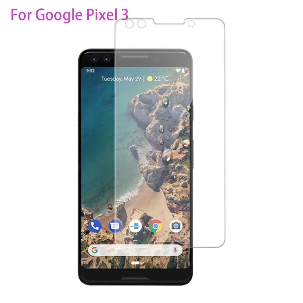 2 шт Naxtop 2.5D Закаленное стекло протектор экрана для Google Pixel 3 XL/XL3/3/3a XL/3a-прозрачный |