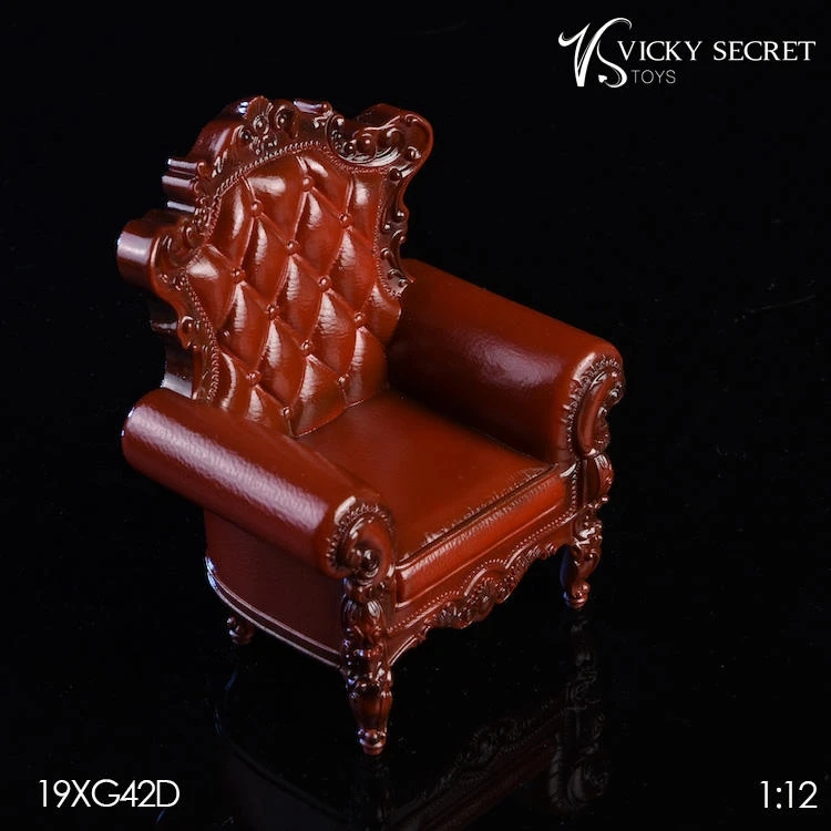 Диван модель игрушки коллекция VSTOYS 1/12 Королевский одиночный диван модель 19XG42 Европейский стул в стиле ретро F 6 ''FigureDoll