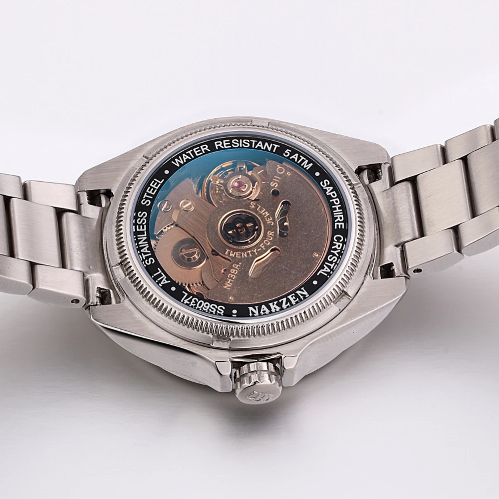 Mechanical Automatic Women Watches Classic Hollow Skeleton G Sports Shock Watch 5Bar Waterproof Steel Ladies Gold Wrist | Наручные часы