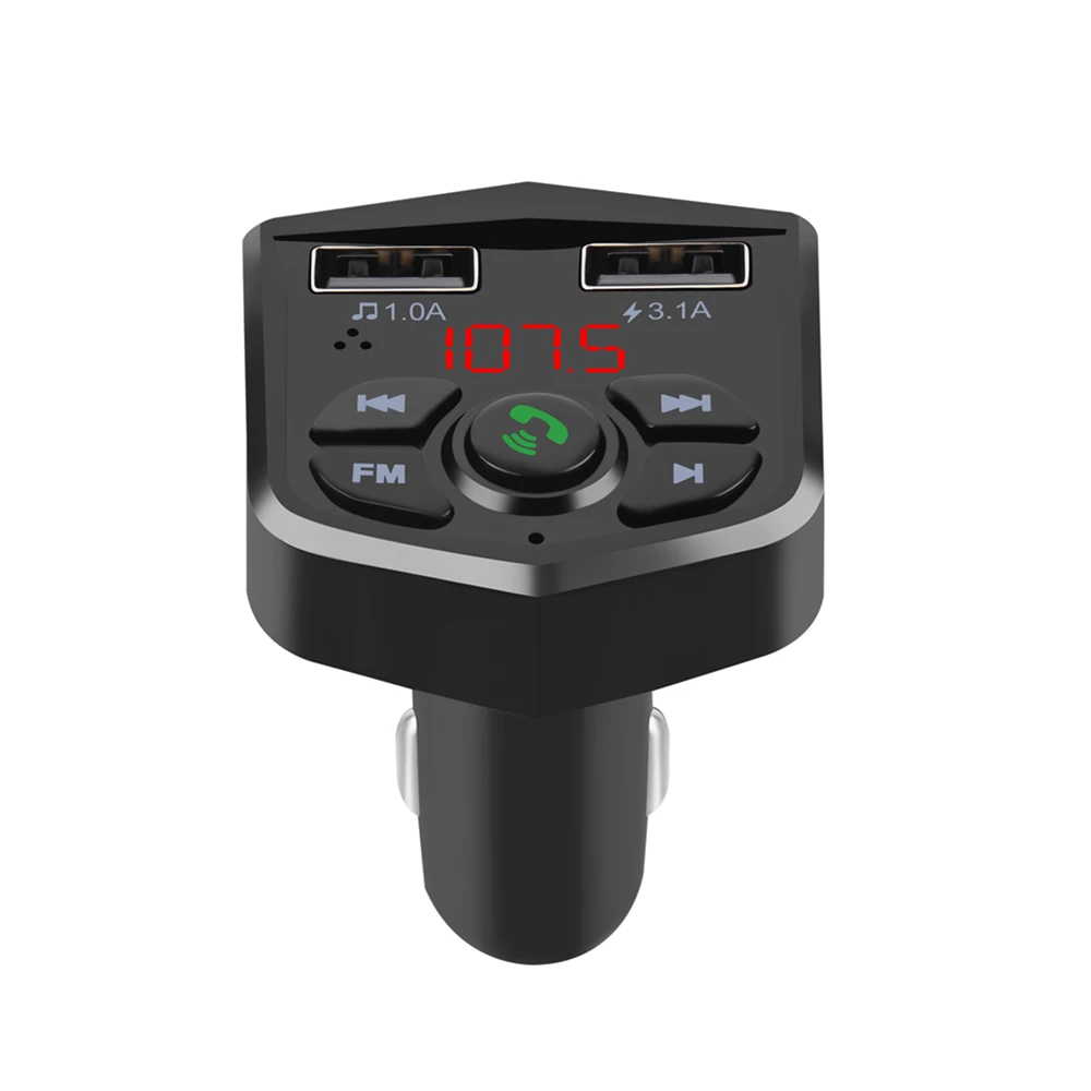 Беспроводной Bluetooth FM передатчик LCD Автомобильный MP3 плеер 3.1A 5 0 автомобильный