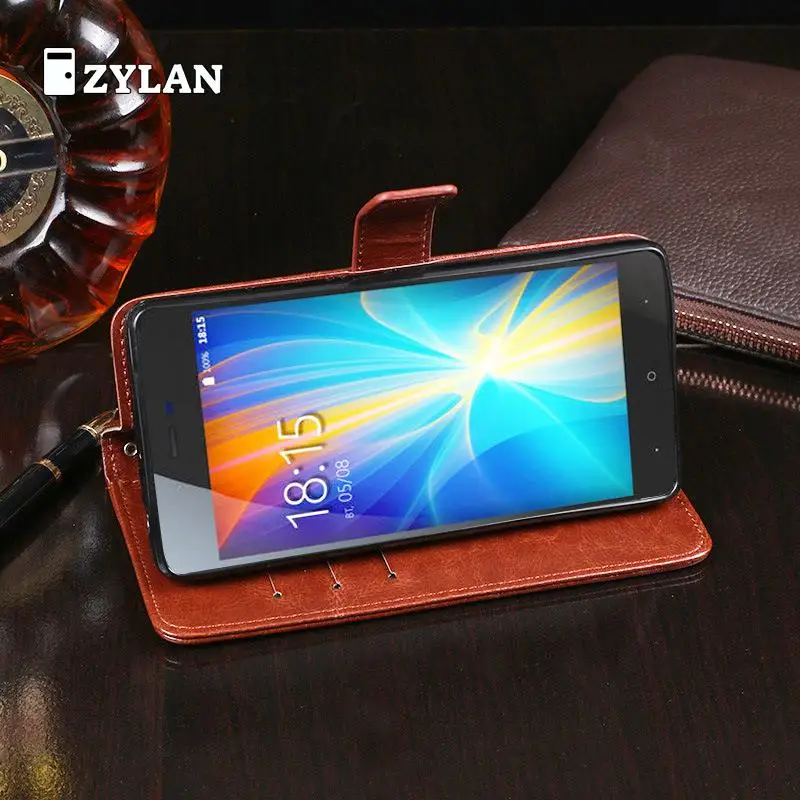 Чехол ZYLAN для BQ 5044 роскошный кожаный чехол BQ5044 из ТПУ BQS флип кейс кошелек телефона
