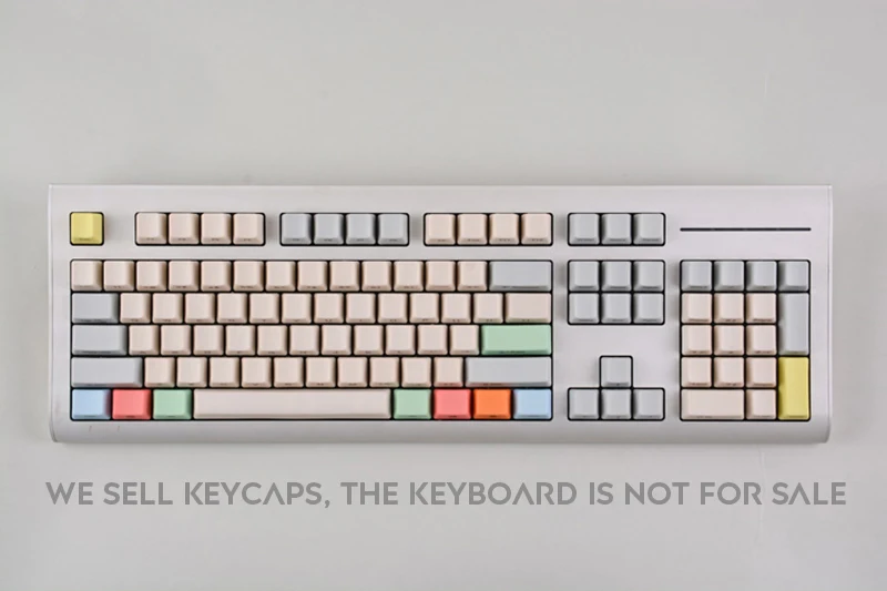 87/104/108 ключ OEM холст Макарон Цвет прозрачная поверхность PBT filco клавиши для механической клавиатуры