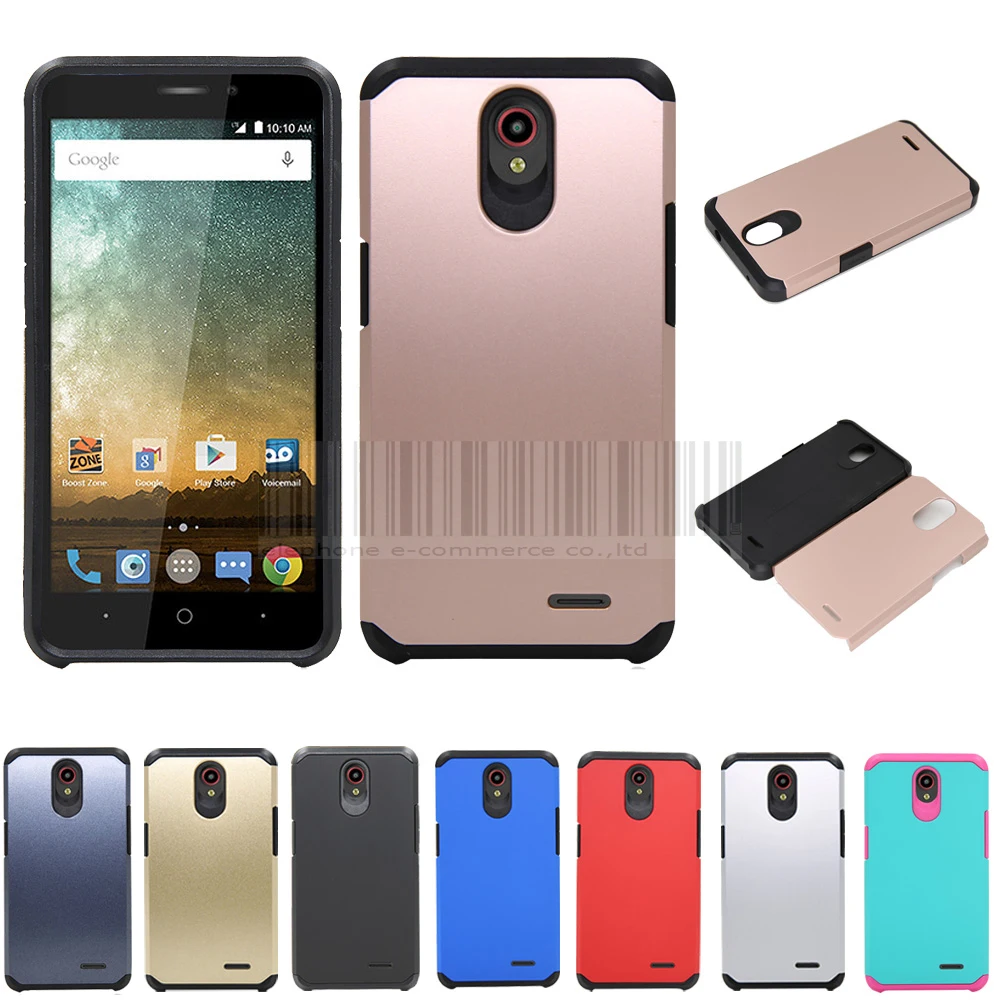 Phone Case For ZTE Prestige N9132/Maven 2 Dual Layer Slim Hybrid Shockproof Armor Skin Hard PC Silicone Protective Cover | Мобильные