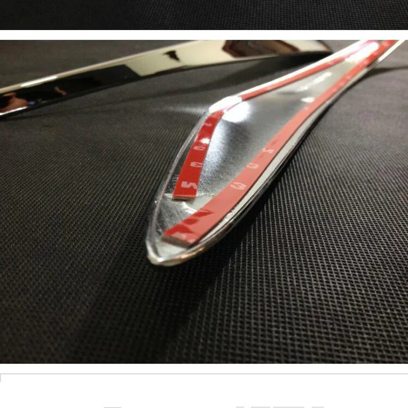 For Nissan X-Trail 2014-2018 2PCS High Quality ABS Chrome Car Front Headlight Eyebrow Cover Trim Styling Accessories | Автомобили и