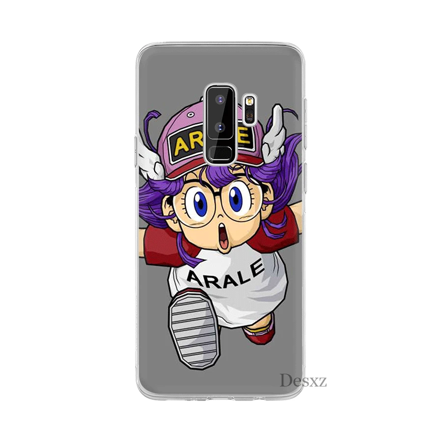Чехол для телефона Desxz DRAGON BALL Arale Samsung Galaxy S3 S4 S5 S6 S7 Edge S8 S9 S10 Plus S10e жесткий защитный