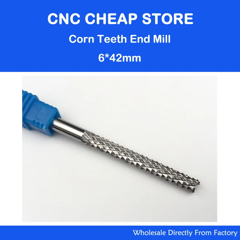 Концевая фреза с зубьями кукурузы ЧПУ фрезы инструменты печатная плата для