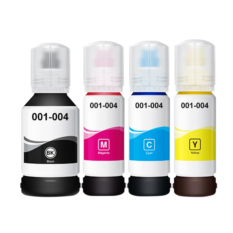 Aomya 4 Colors BK/C/M/Y Dye ink refill kits Compatible For Epson L3110/L3150/L4150/4160/6160/6170/6190 inkjet printer | Компьютеры и