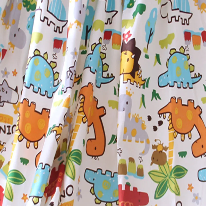 Мультфильм кокосовое дерево и мир Юрского периода дракон комплект хлопковой