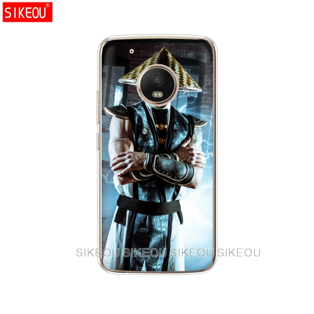 Силиконовый чехол для телефона Motorola Moto G6 G5 G5S Z2 Z3 PLAY PLUS X4 E4 E5 C Scorpion Sub Zero Mortal Kombat