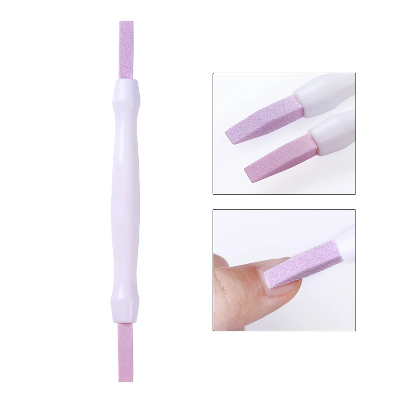 1 шт. кварцевые скрабы с двойной головкой|cuticle remover|manicure nail carestone cuticle |