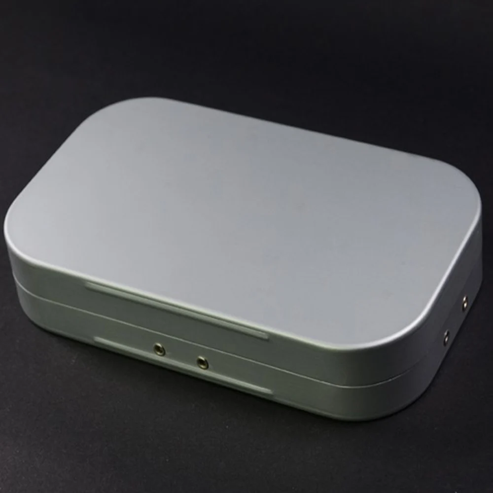 Fly Box новая многофункциональная алюминиевая 10 отсеков лист Прозрачная крышка