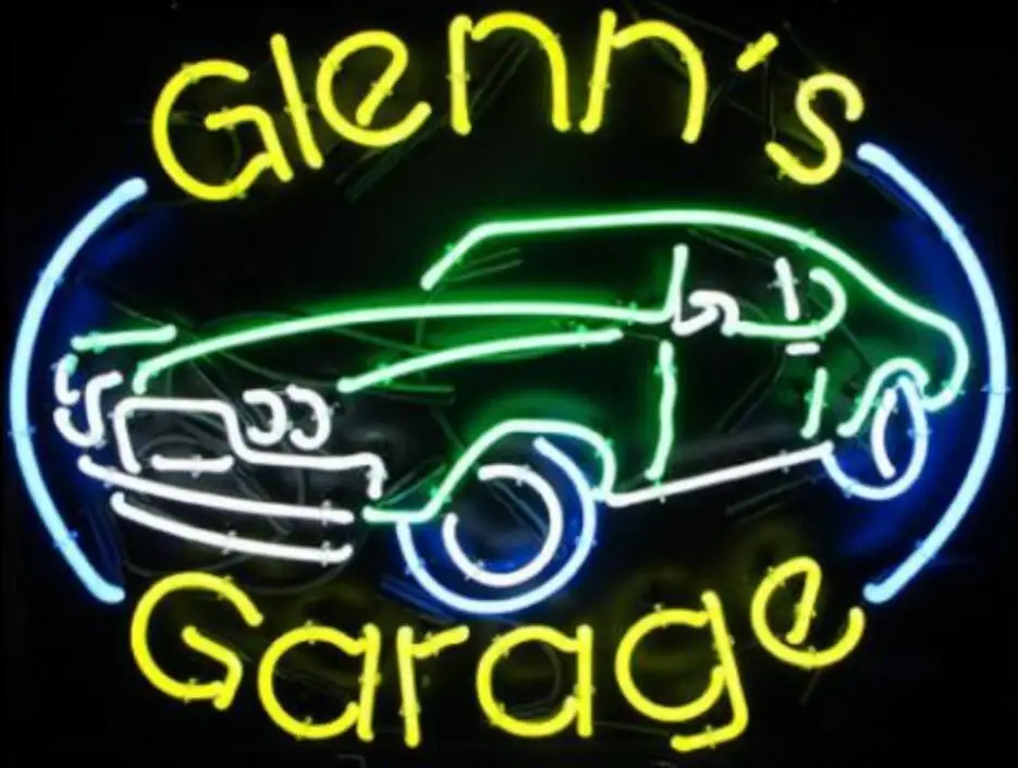 

Custom GARAGE Glass Neon Light Sign Beer Bar