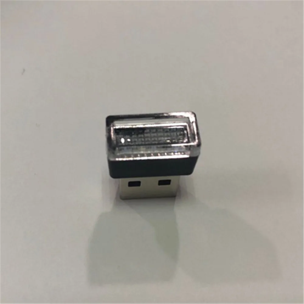 7 цветов мини USB декоративная лампа LED Автомобильный интерьер атмосферный