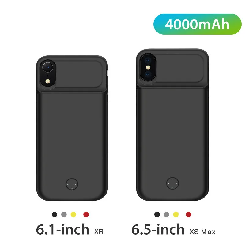 Ультратонкая задняя крышка внешнего аккумулятора NTSPACE для iPhone XS Max XR портативная