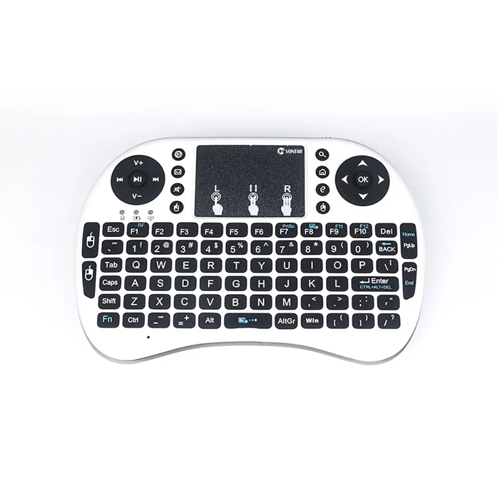 I8 с подсветкой/Обычный i8 Air mouse Английский Русский Испанский Иврит пульт дистанционного управления тачпад ручной для Android tv BOX X96mini TX6
