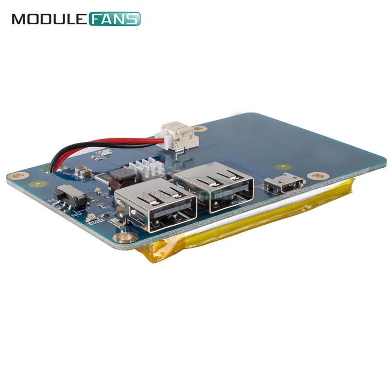 Плата модуля питания Raspberry Pi 3 с двумя USB портами для ЖК экрана плата расширения
