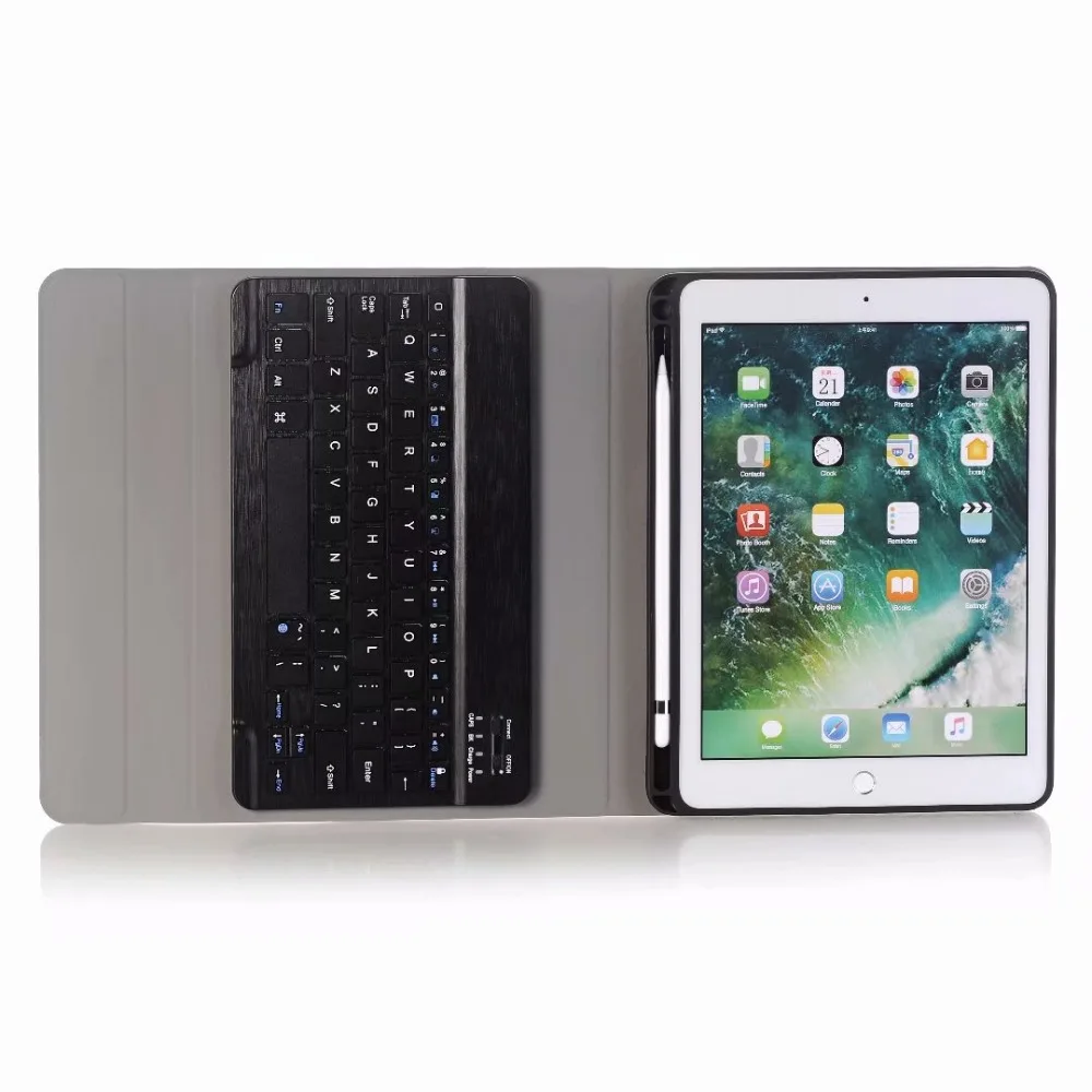 Для нового ipad 9 7 2017 2018 A1822 A1823 A1893 планшет беспроводной Bluetooth клавиатура чехол