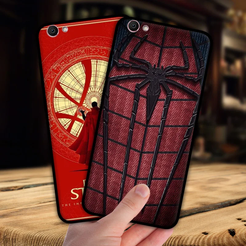 Mosirui для vivo Y67 V5 V5S чехол Marvel hero Deadpool Spiderman Черная пантера Халк силиконовый мягкий