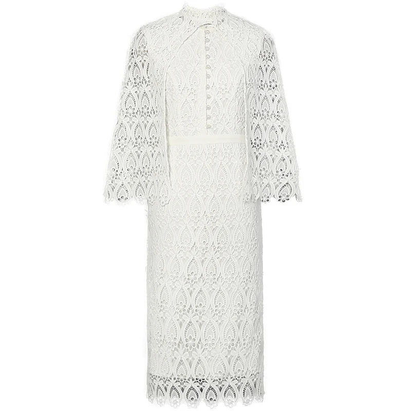 Модные женские туфли Элегантные Hallow из кружева платье-плащ пикантные вечерние