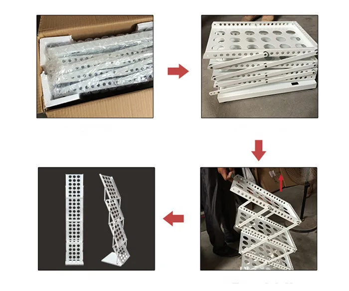 Металлическая выпекающая отделка журнал каталог складной держатель стенд в