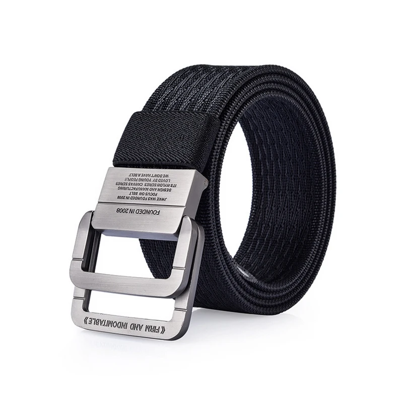 

Newly Men Sports Belts Canvas Weave Belt Outdoor Tactical Smooth Alloy Buckle Canvas Straps Waistband DO99