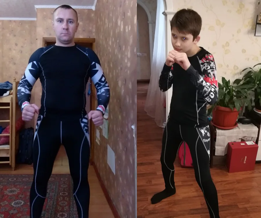 Комплект термобелья для подростков, зимняя теплая тренировочная быстросохнущая одежда, кальсоны, зимнее термобелье, Рашгард, мужской спортивный костюм
