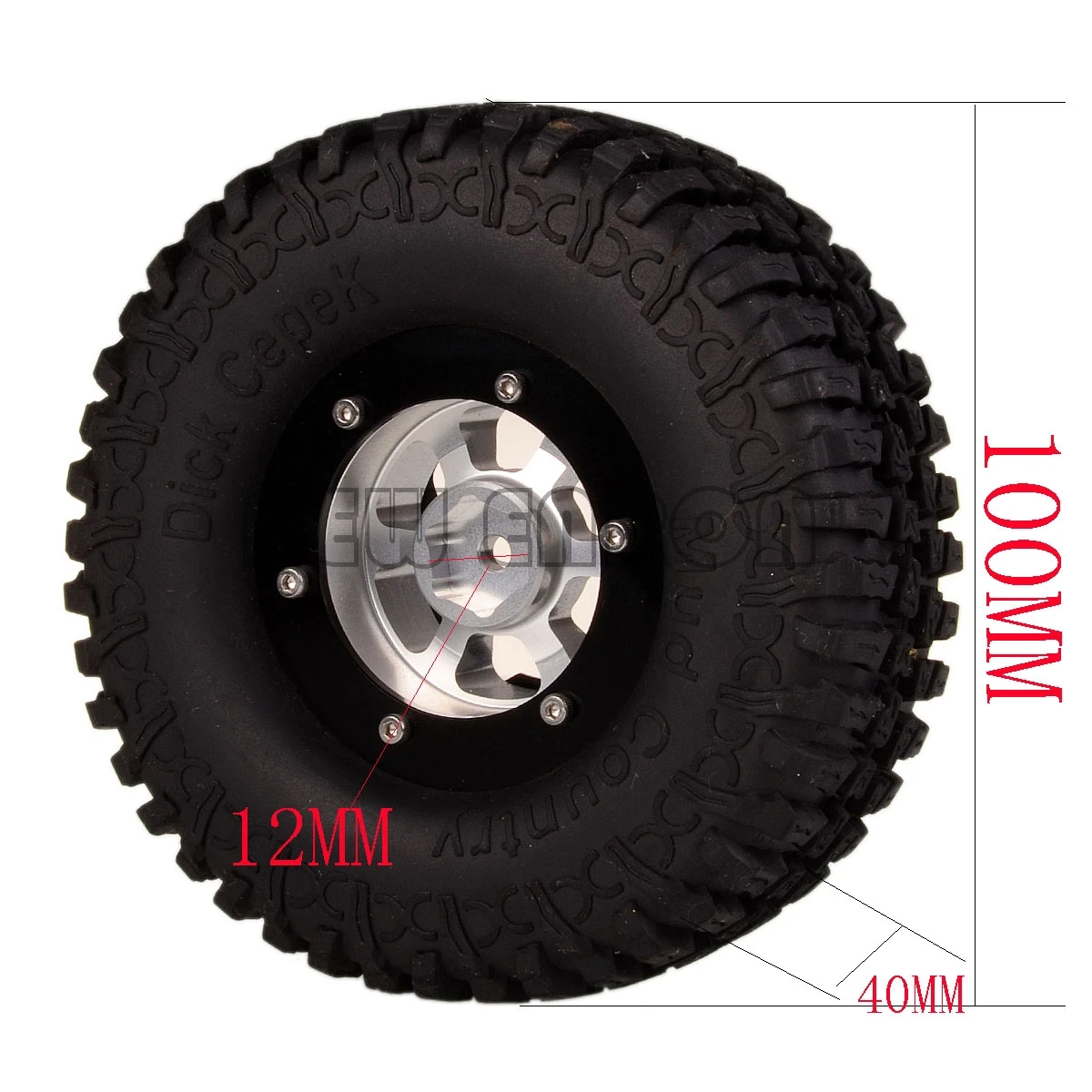 Новый ENRON 4P металлический колесный обод супер шины для RC 1/10 Rock Crawler TRX-4 CC01 Tamiya MST jimny
