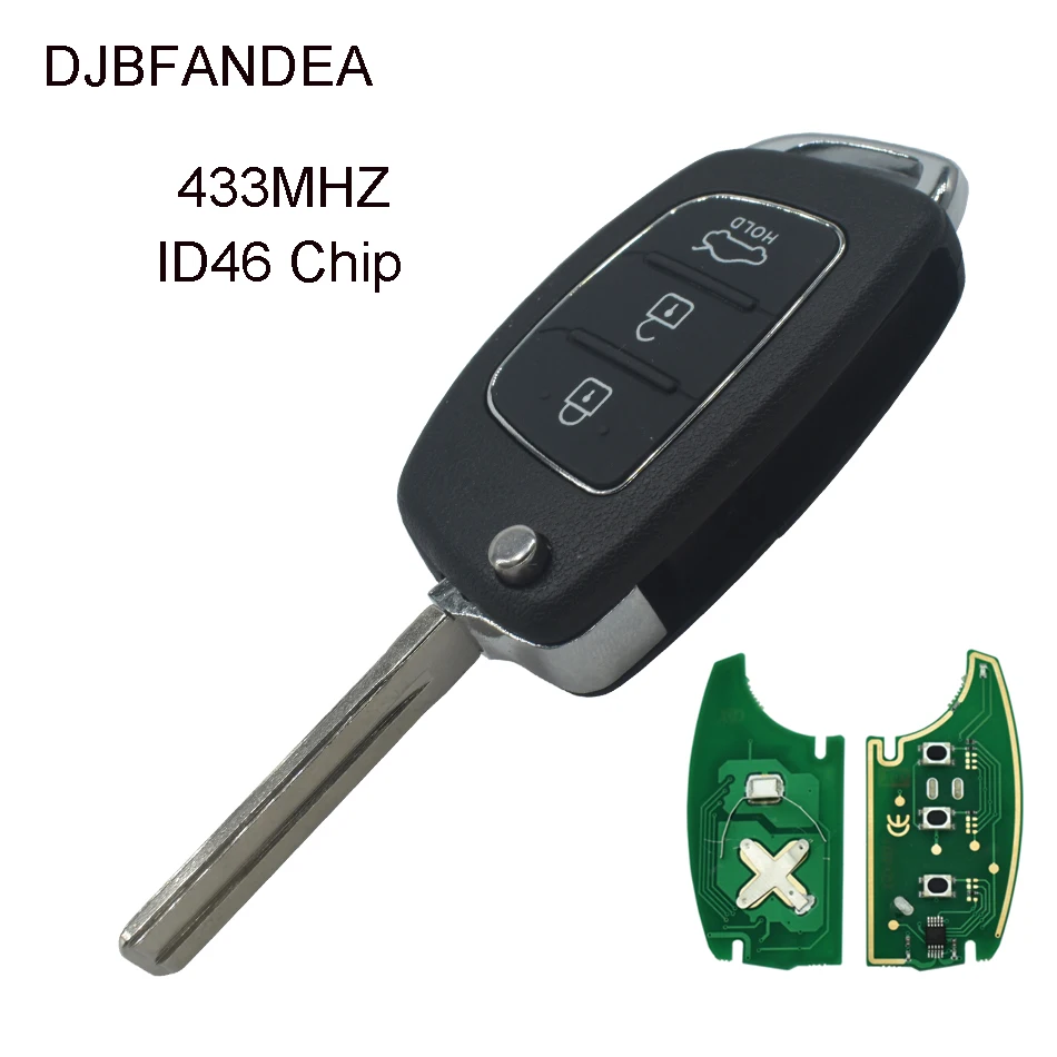 433 Мгц дистанционный ключ для HYUNDAI IX35 IX25 IX45 Elantra Santa Fe 2013 2014 2015 2016 2017 оригинальный