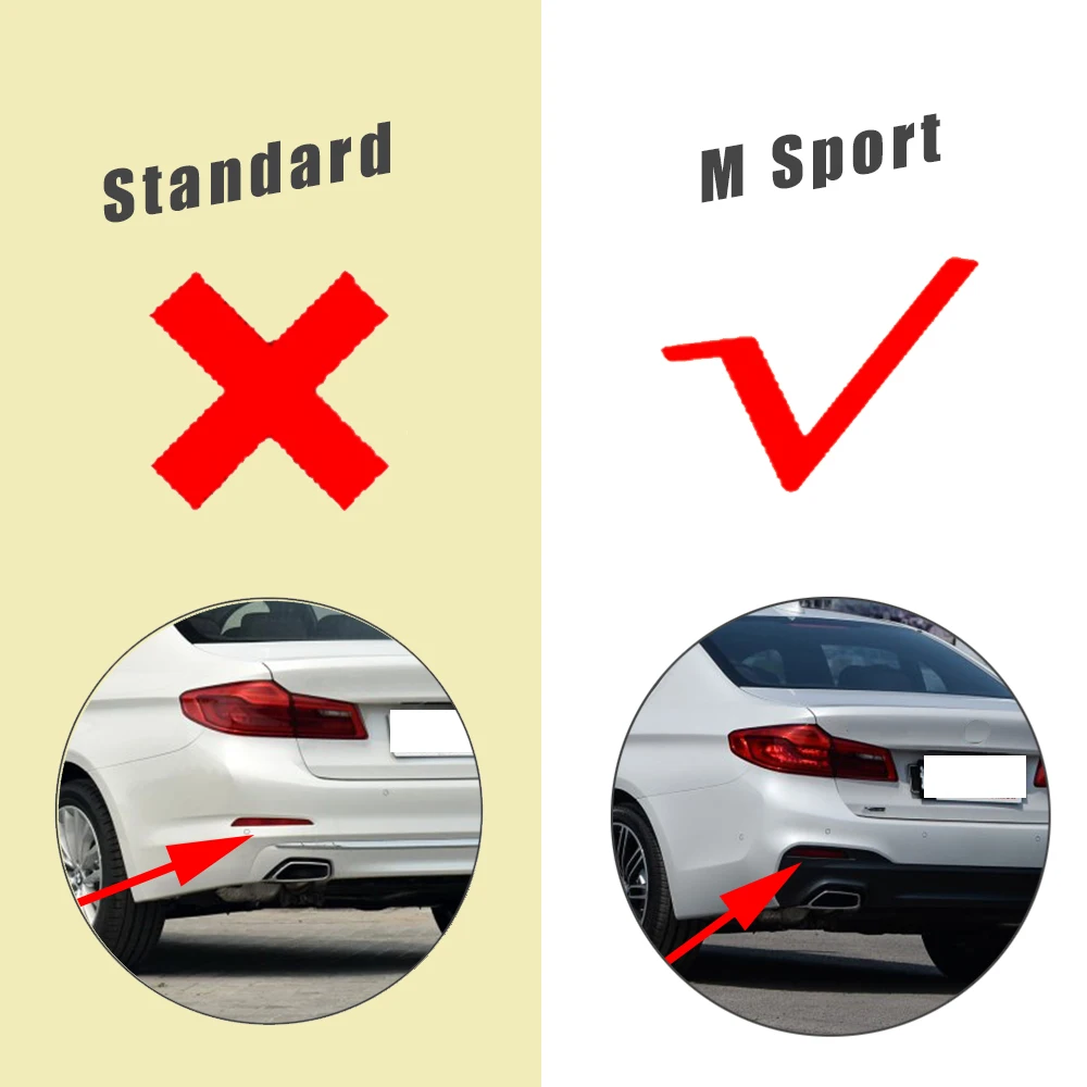 Запасной задний бампер для G30 из углеродного волокна спойлер диффузор BMW M Sport Sedan 4