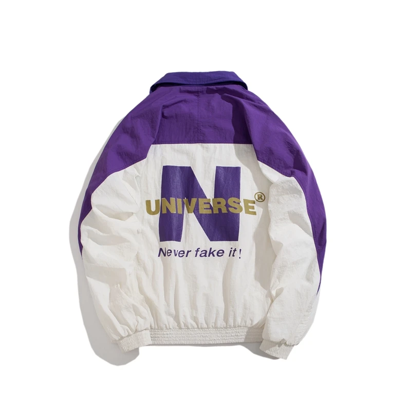 Легкая мужская спортивная куртка на молнии с карманами сбоку сезон лето