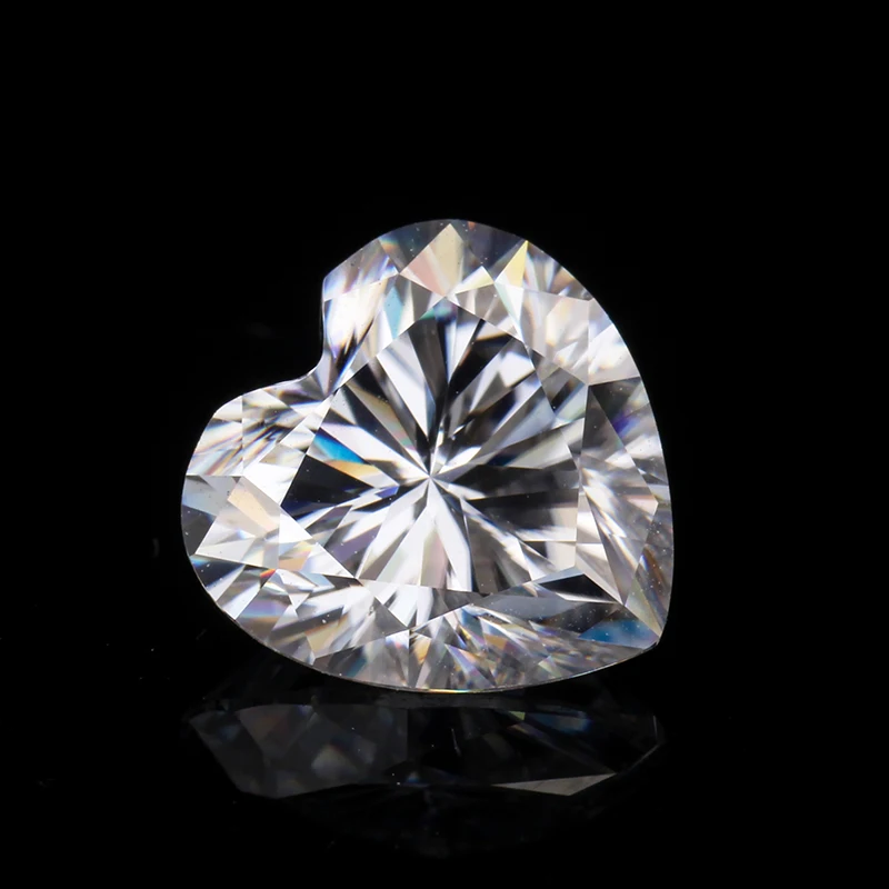

Starszuan 11*11mm 5ct EF brilliant white beads E/F color for wedding rings heart shape moissanites stone