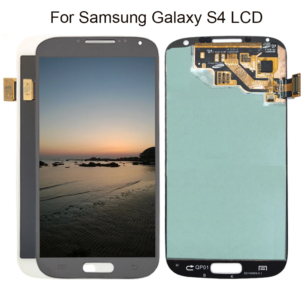 100% протестированный Super AMOLED для Samsung galaxy S4 gt i9500 i9505 i337 i545 ЖК экран дигитайзер белый