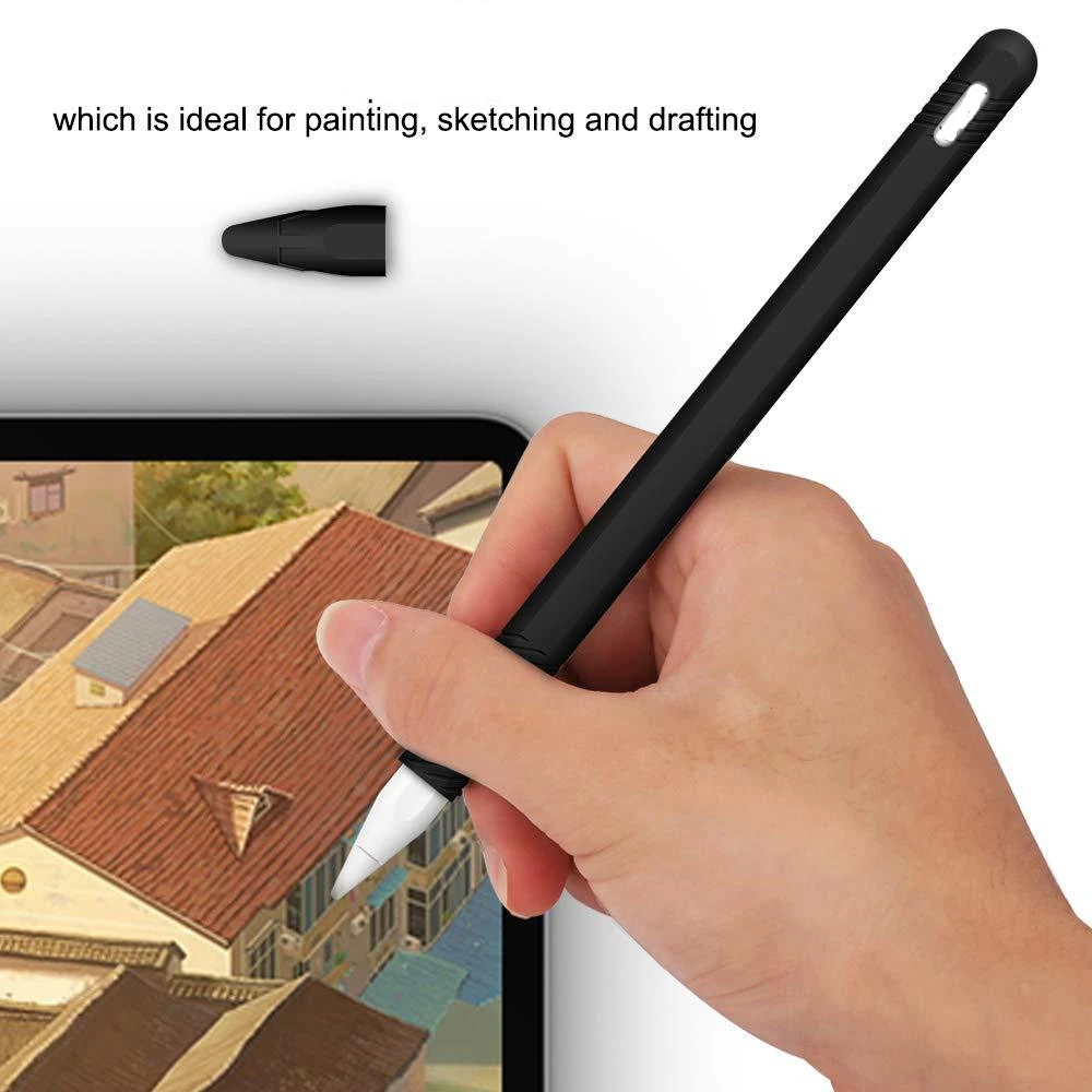 Мягкий силиконовый чехол для Apple Pencil 2-го поколения Чехол для iPad Pro карандаш 2 Набор колпачков держатель планшет ручка-стилус чехол