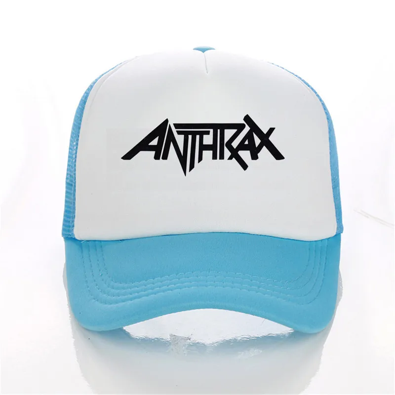Anthrax полоса шаблон печати бейсбольная кепка для мужчин wo летняя трендовая Кепка