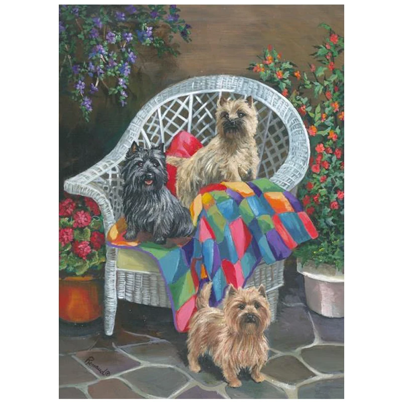 Алмазная 5D Вышивка сделай сам распродажа животное собаки терьера фото животного