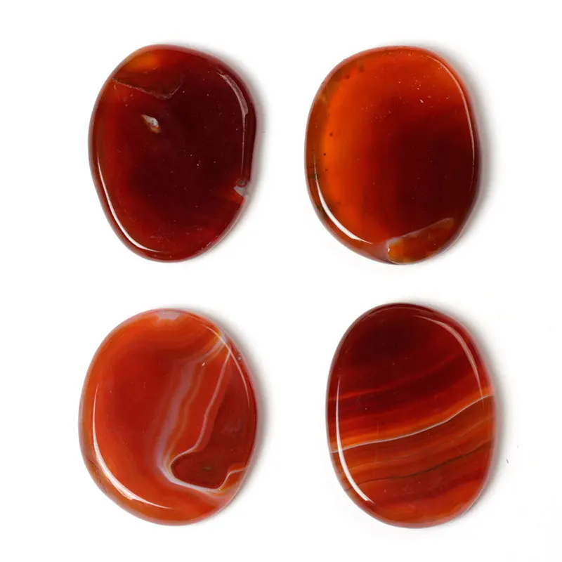 Carnelian продается 4 шт. Бесплатная доставка Выгравированная чакра камень набор