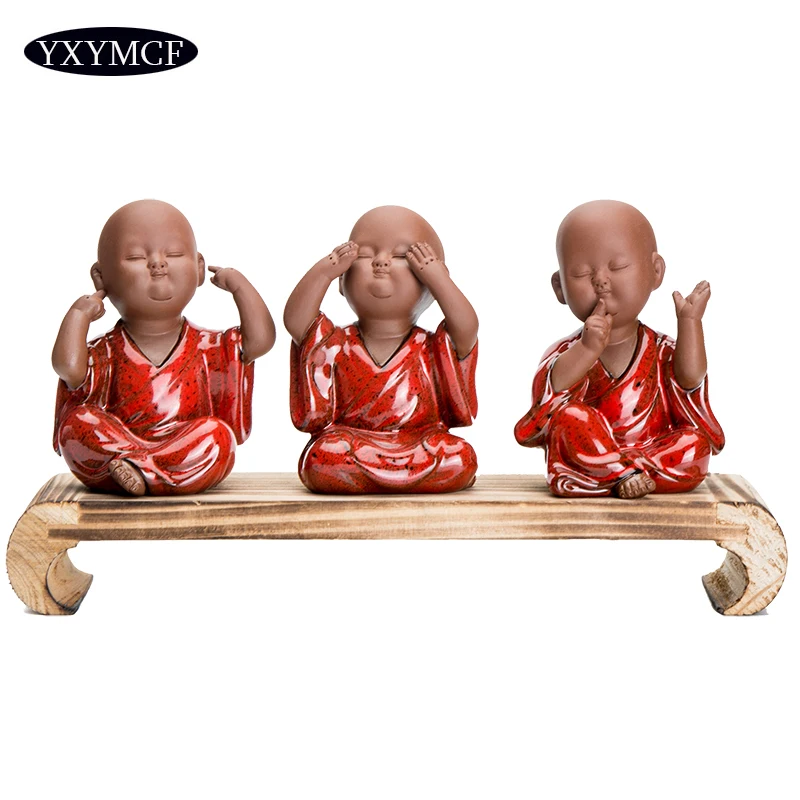 Праздничный керамический набор для монахов украшение стола чайное домашнего