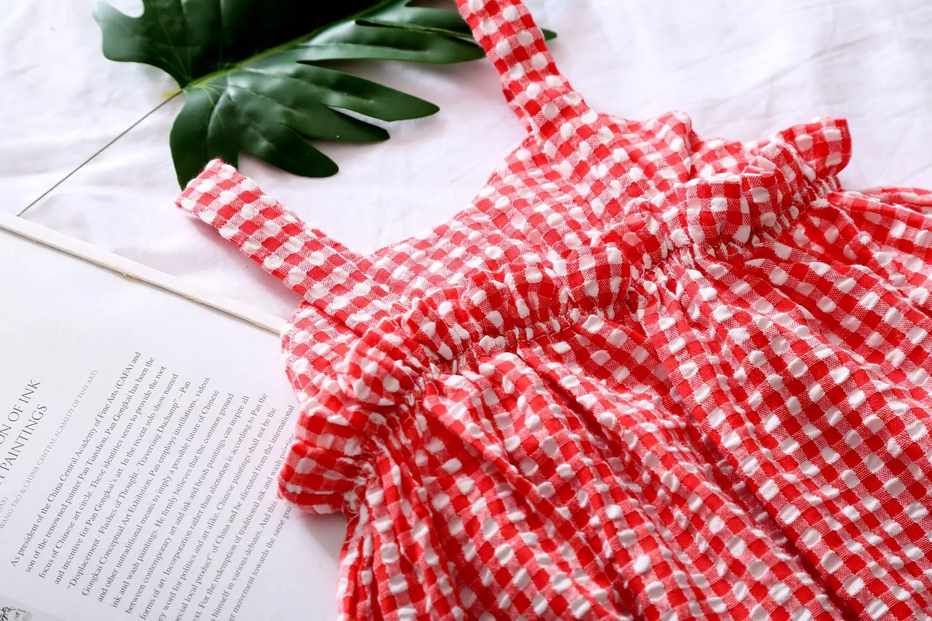 Новинка 2019 года детское платье летний сарафан без рукавов платья в клетку для