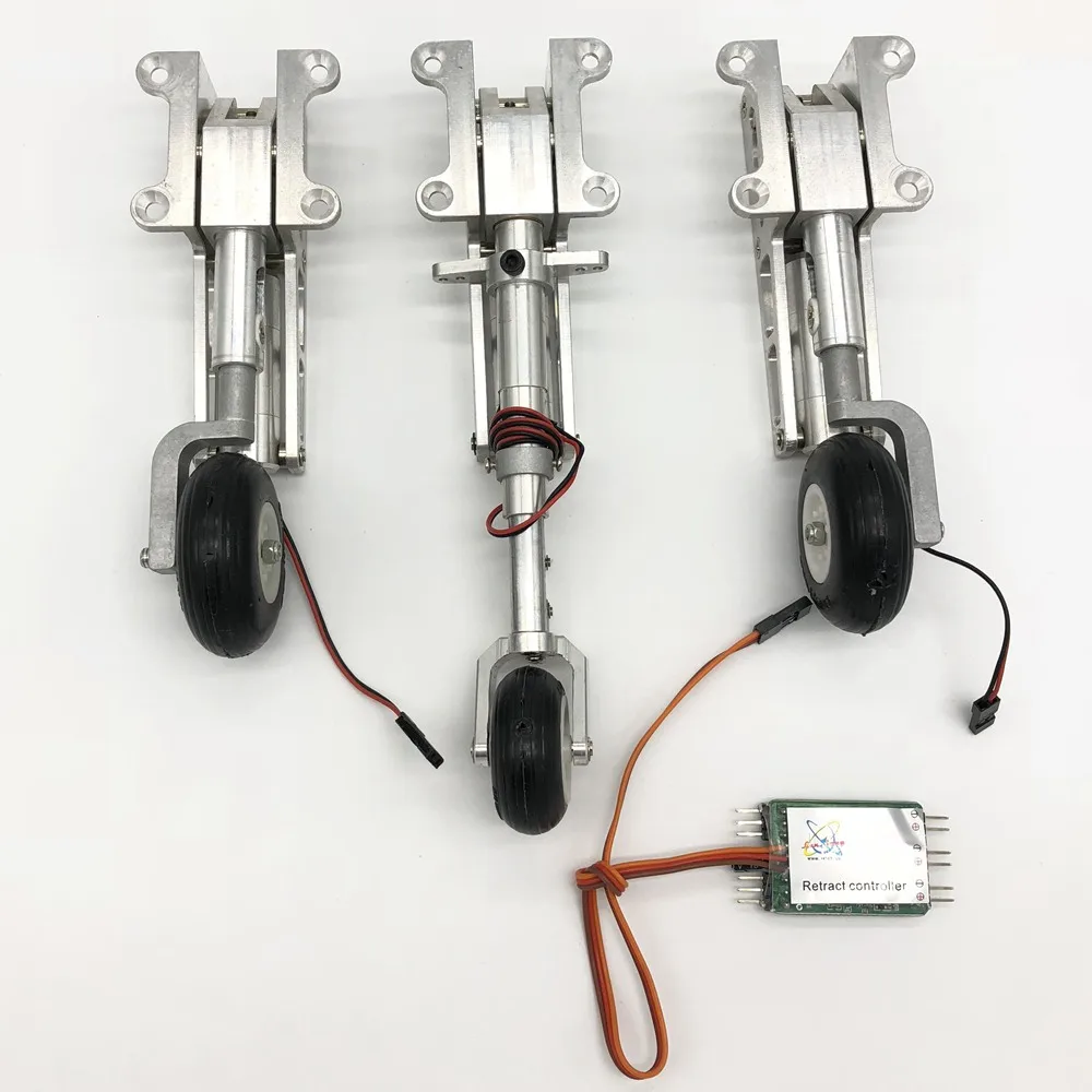 Full metal Retract landing gear for Skyflight LX model A4 70mm RC airplane | Игрушки и хобби