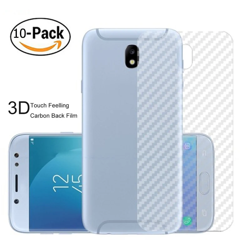 10 упаковок 3D наклейка из углеродного волокна Защитная пленка для экрана Samsung Galaxy