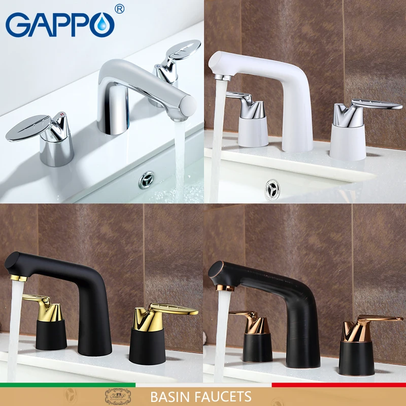 GAPPO смеситель для раковины воды в ванной комнате одно отверстие латунный кран