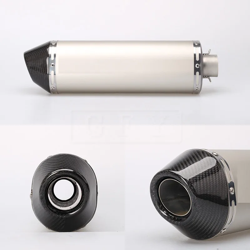 Универсальный мотоциклетный угольный фильтр выхлопная труба akrapovic глушитель Escape Moto для стрел для большинства мотокросса ATV коррозию с байк-скутера